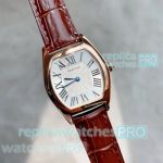Best Replica Cartier Tortue De Swiss Quartz Watch Rose Gold 30mm